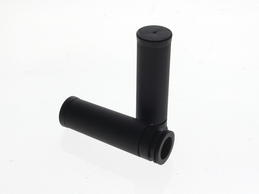 OEM Style Handgrips with Black Rubber. Fits H-D 2008up with Throttle-by-Wire