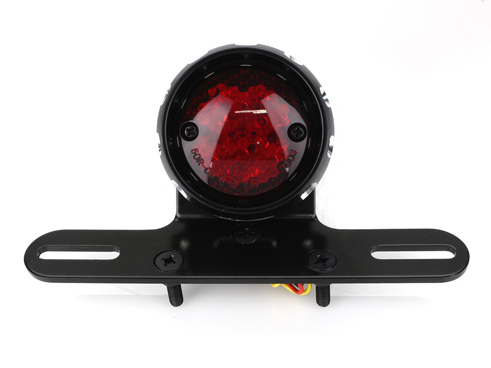 Retro Bobber LED Taillight – Black.