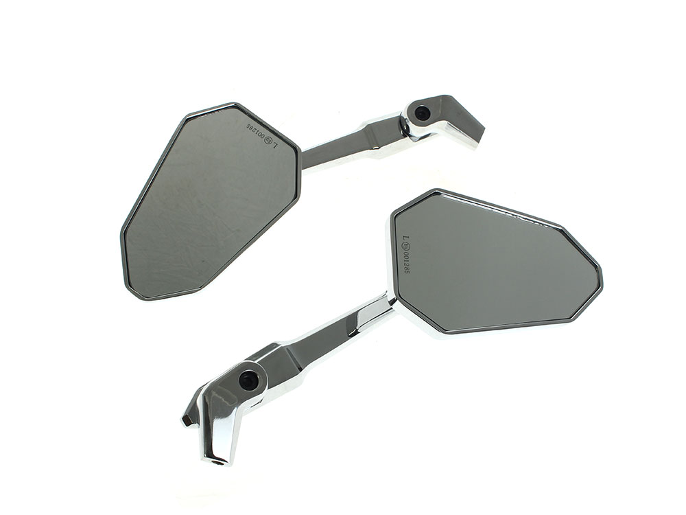 Extremity Mirrors with Adjustable Stem - Chrome