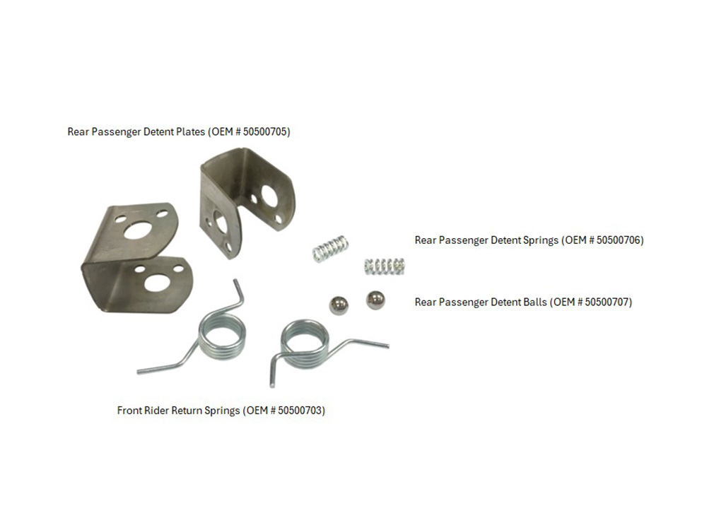 Front & Rear Footpeg Mounting Hardware Kit. Fits Softail 2018up - Rollies Speed Shop