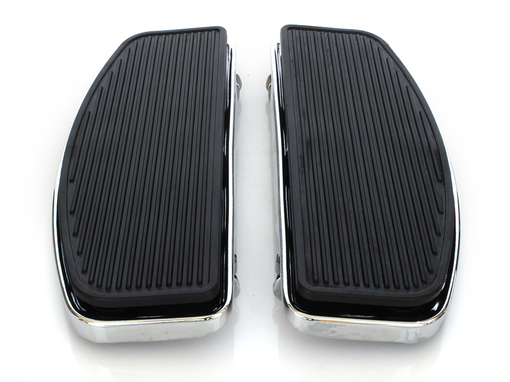 Traditional Shape Floorboards. Fits Touring 1980up, FL Softail 1986-2017 & Dyna Switchback 2012-2016