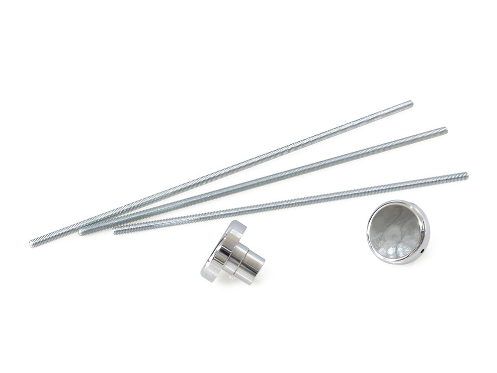 Front Axle Covers - Chrome. Fits Softail 2018up