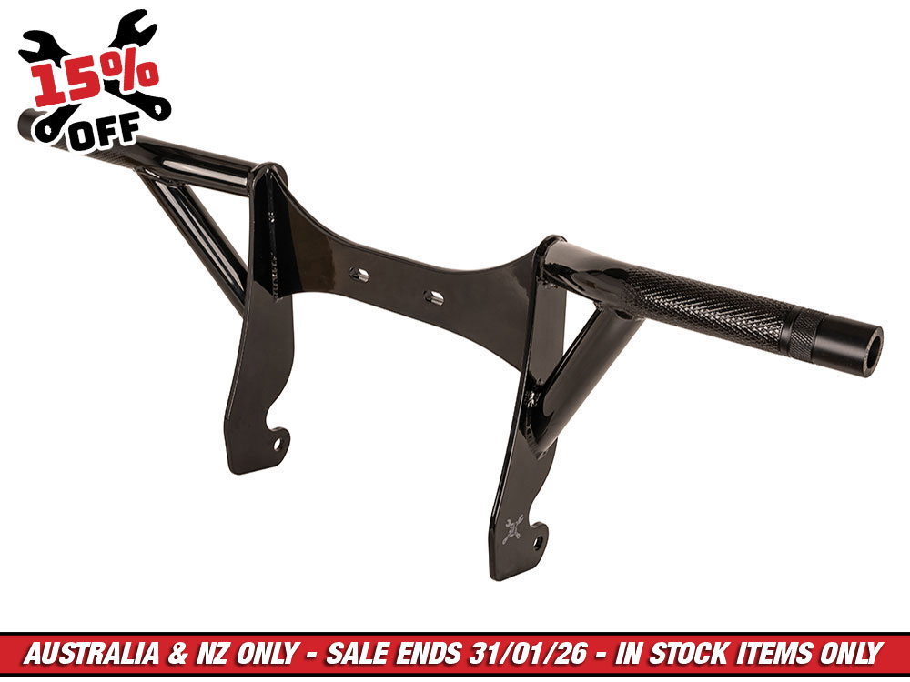 Front Brawler Crash Bar Kit - Black. Fits Touring 2014-2023