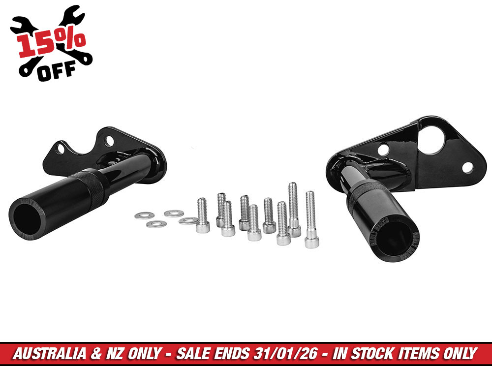 Rear Brawler Crash Bar Kit - Black. Fits Softail 2018up