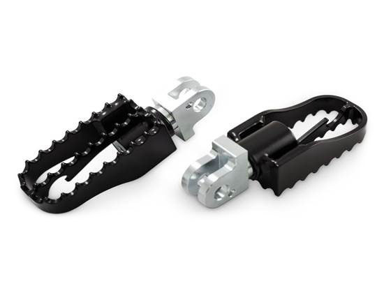 MX Style Front Footpegs – Black. Fits Softail 2018up.