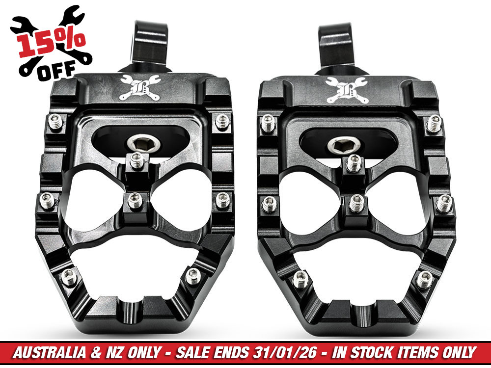 MX Evolution Footpegs - Black