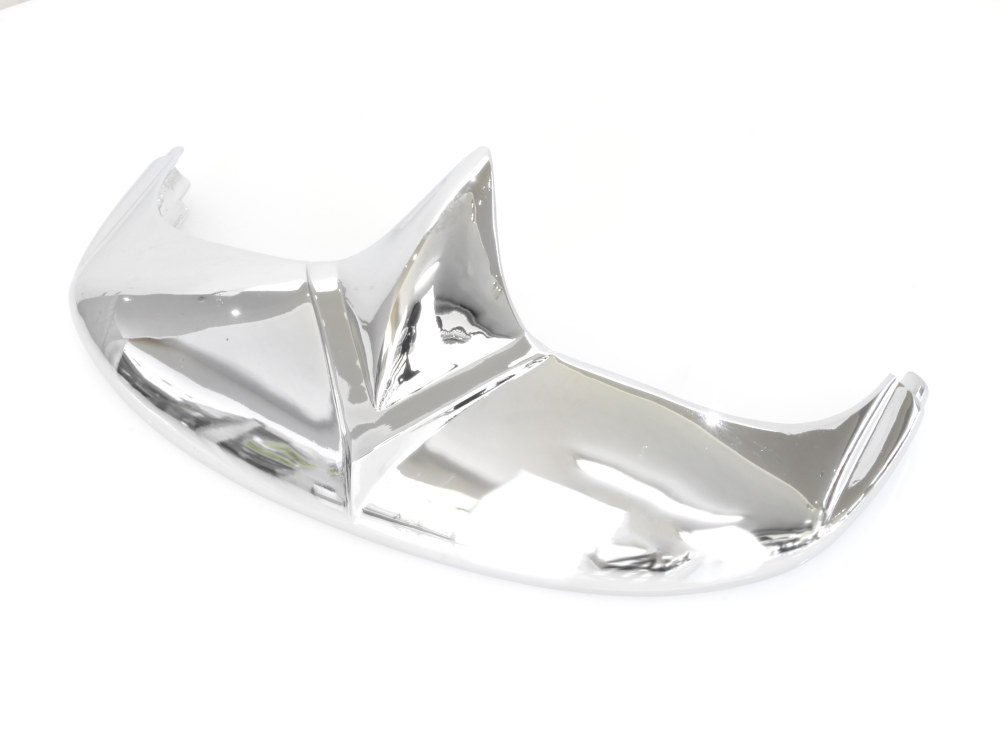Front V-Type Style Fender Tip - Chrome. Fits FL 1949-1986 & Original Equipment on FL 1959-1966.