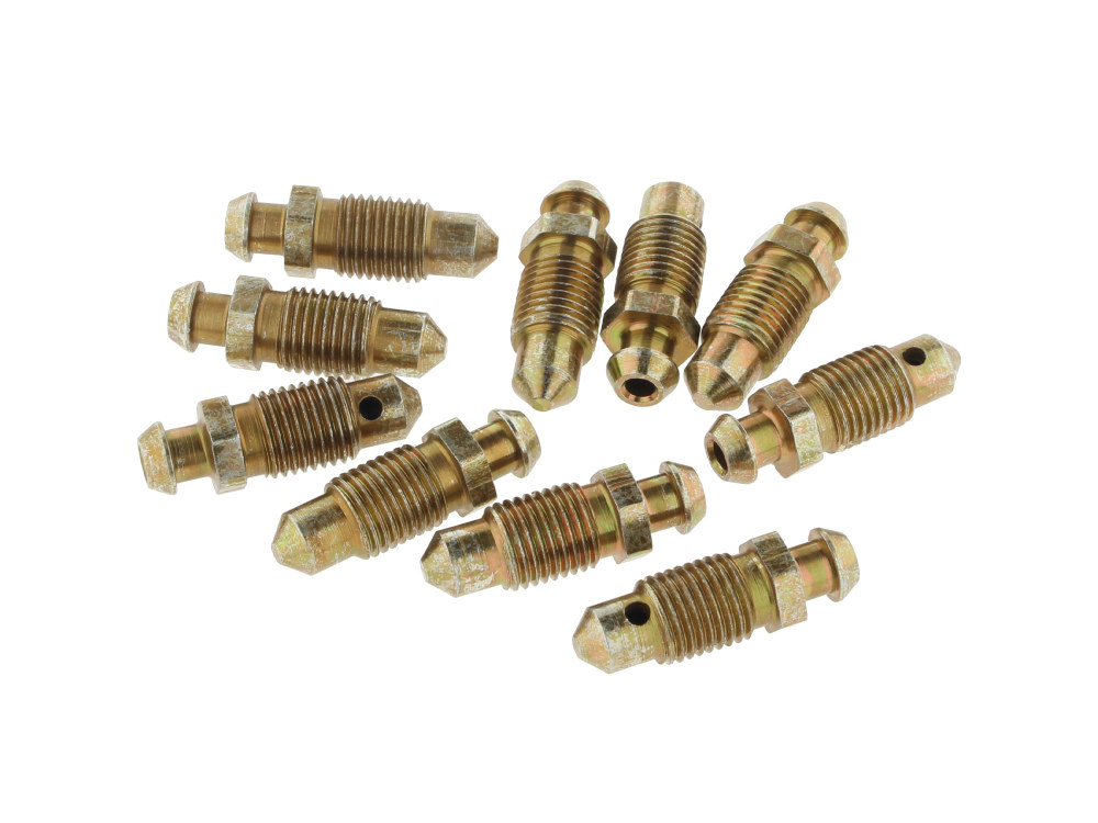 3/8in. unf Caliper Bleed Screw - Pack of 10.
