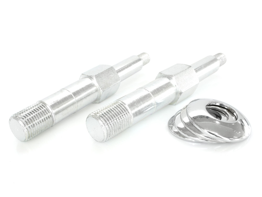 Upper Shock Stud Kit - Zinc Plated. Fits Big Twin 1973-1986.