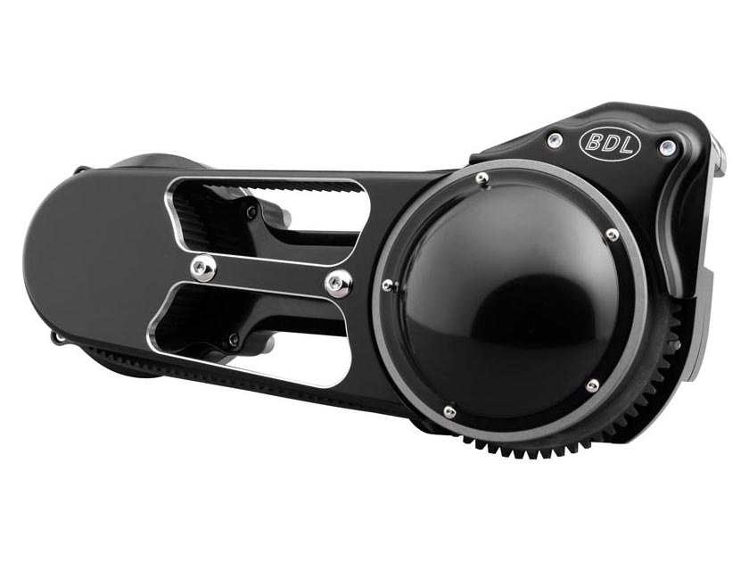 2in. Open Primary Belt Drive Kit - Black. Fits Softail 1990-2006.