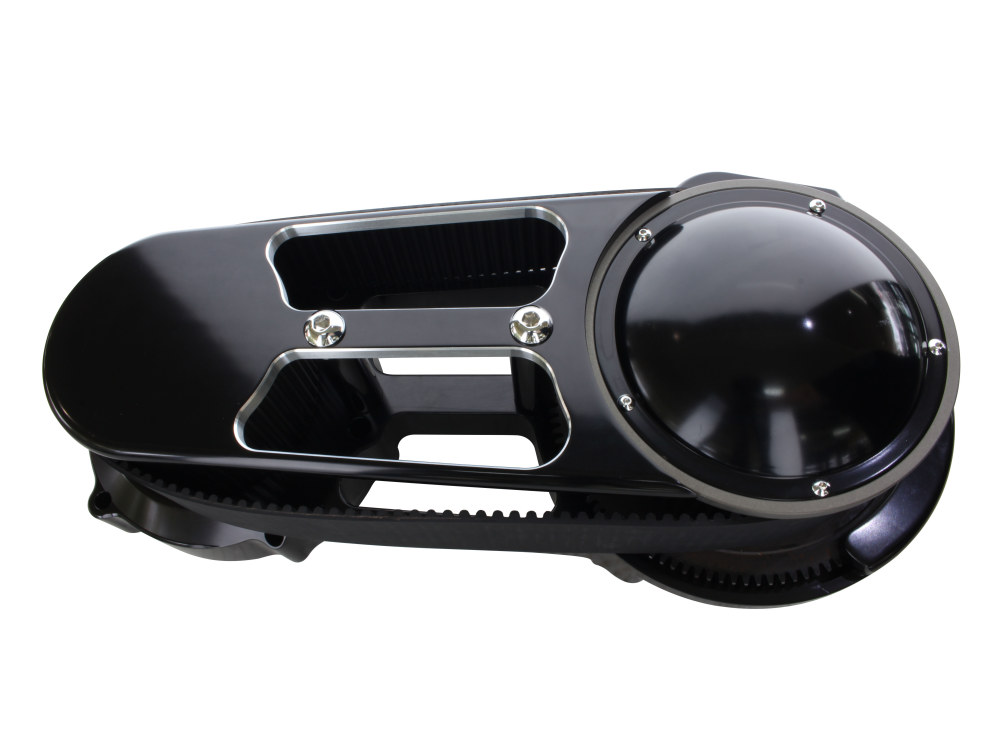 2-3/4in. Open Primary Belt Drive Kit - Black. Fits Softail 2007-2017 & Dyna 2006-2017.