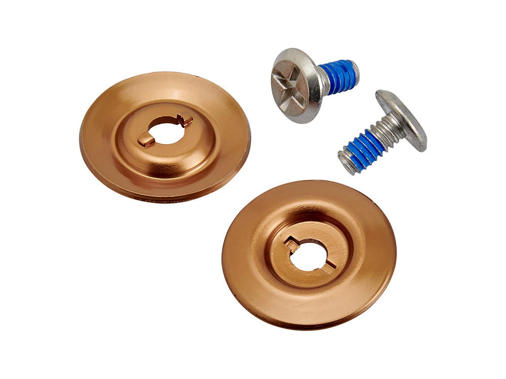 BIL Hardware Kit - Stainless Screw with Bronze Baseplate. Fits Biltwell Gringo S and Lane Splitter Helmets