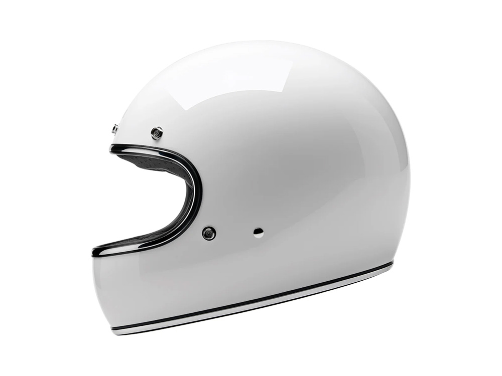 BIL Gringo Helmet - Gloss White. Size X-Large with ECE R22.06 Compliance