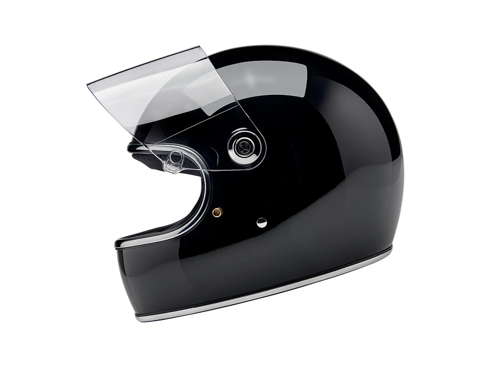 BIL Gringo S Helmet - Gloss Black. Size XX-Large with ECE R22.06 Compliance
