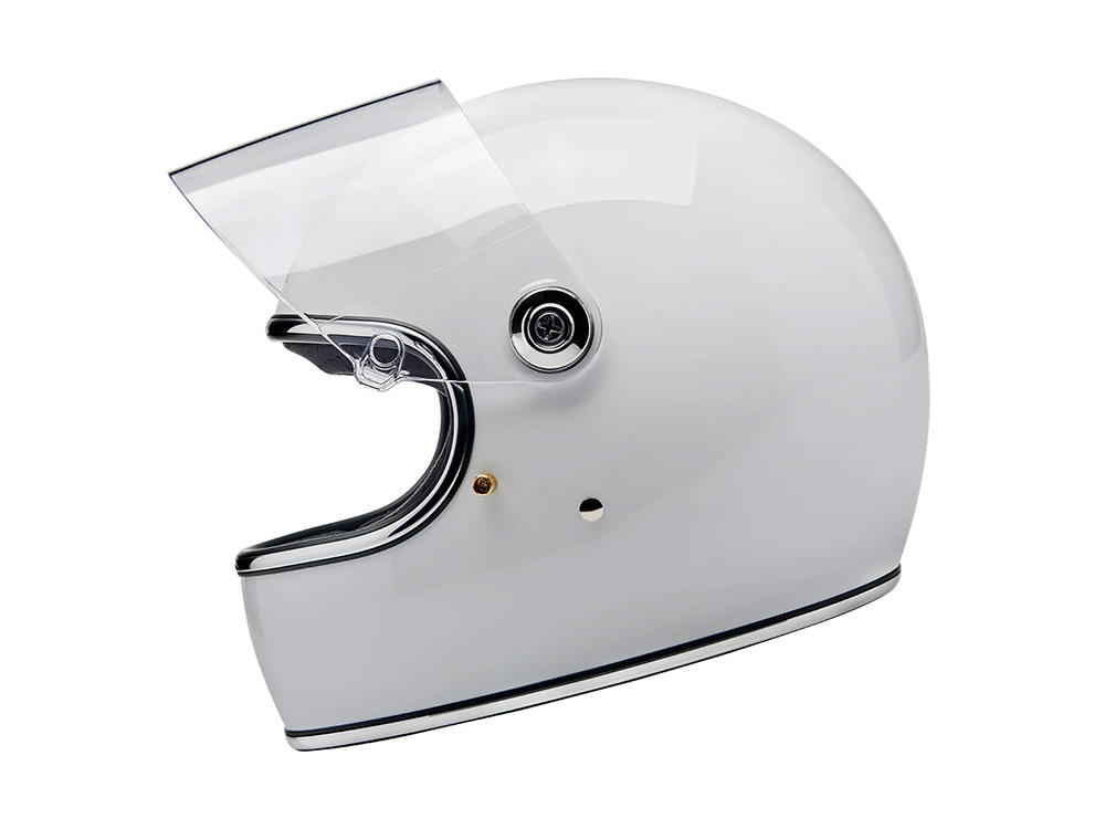BIL Gringo S Helmet - Gloss White. Size Large with ECE R22.06 Compliance