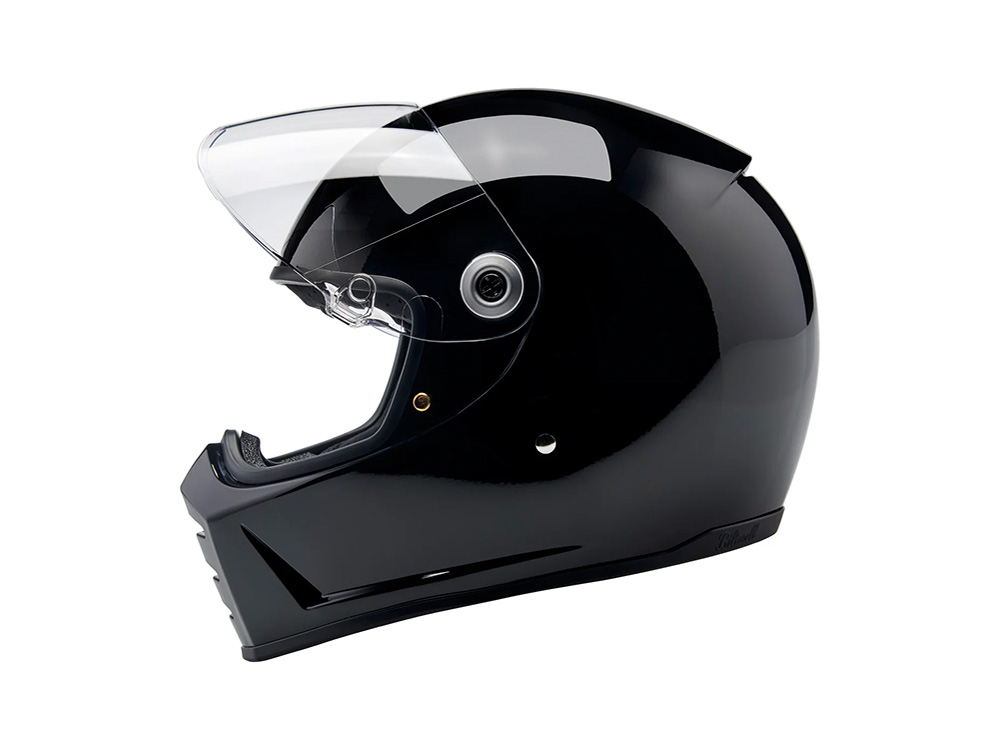 BIL Lane Splitter Helmet - Gloss Black. Size X-Large with ECE R22.06 Compliance