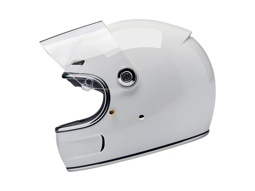 BIL Gringo SV Helmet - Gloss White. Size Large with ECE R22.06 Compliance