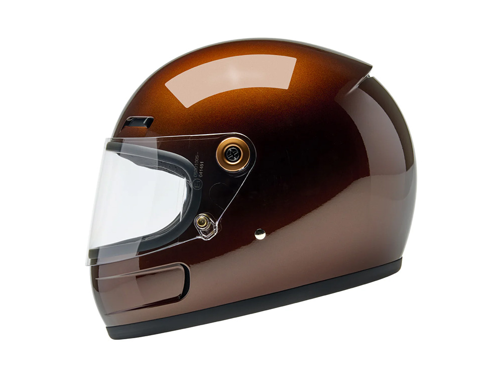 BIL Gringo SV Helmet - Metallic Whiskey. Size Large with ECE R22.06 Compliance