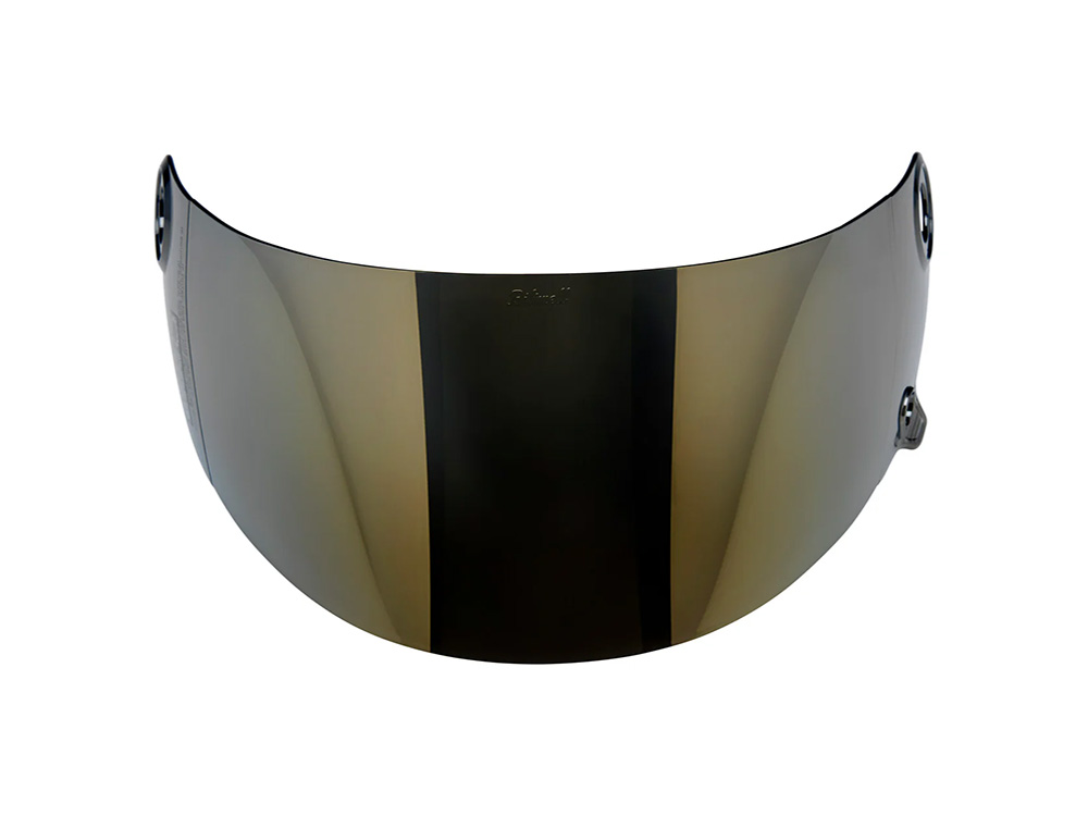 BIL Gringo S & Gringo SV Shield Visor - Gold Mirror. Fits R22.06 Gringo S and Gringo SV Helmets