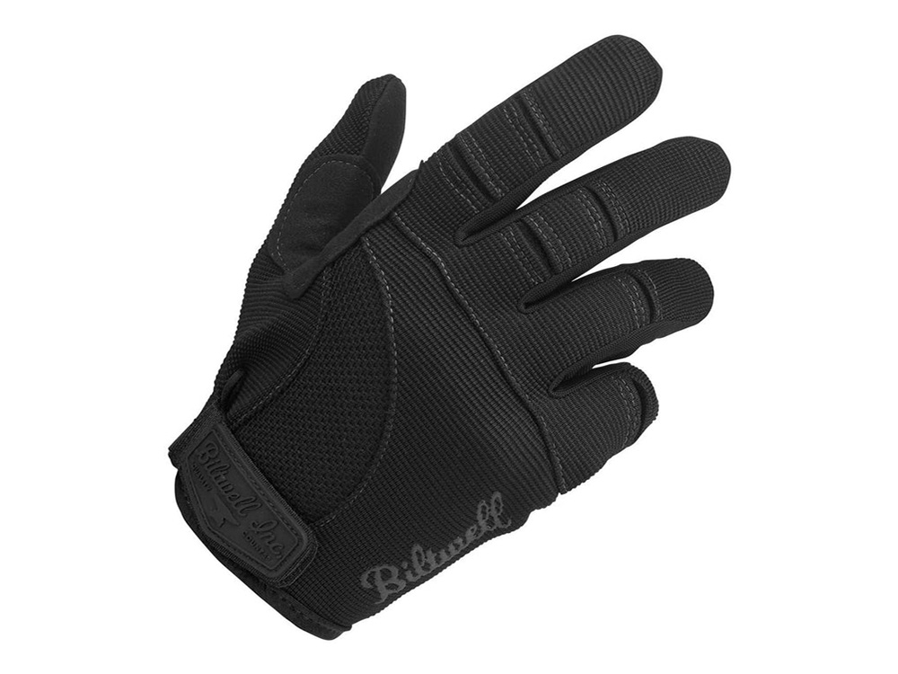 BIL Black Moto Gloves - Size 2X-Large