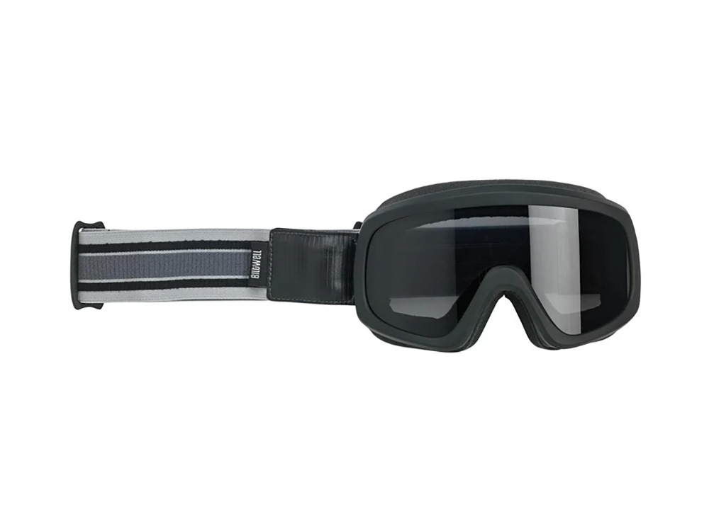 BIL Biltwell Overland 2.0 Googles - Racer Satin Black & Grey