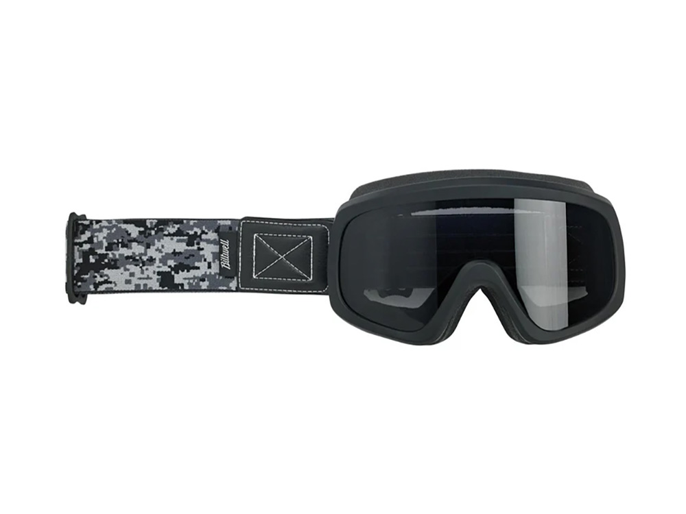 BIL Biltwell Overland 2.0 Googles - Grunt Satin Black & Grey Camo