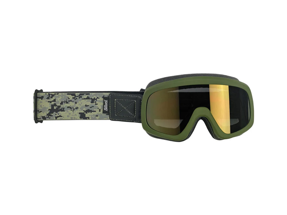 BIL Biltwell Overland 2.0 Googles - Grunt Satin Olive Green Camo