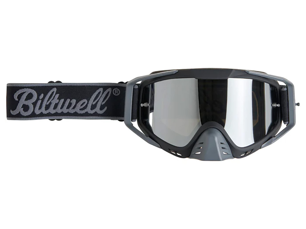 BIL Biltwell Ridgeline Googles - Script Grey