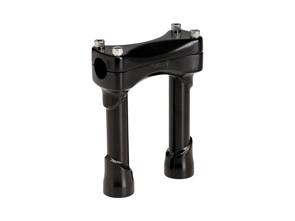 BIL 6in. Straight Murdock Risers - Black. Fits 1in. Handlebar