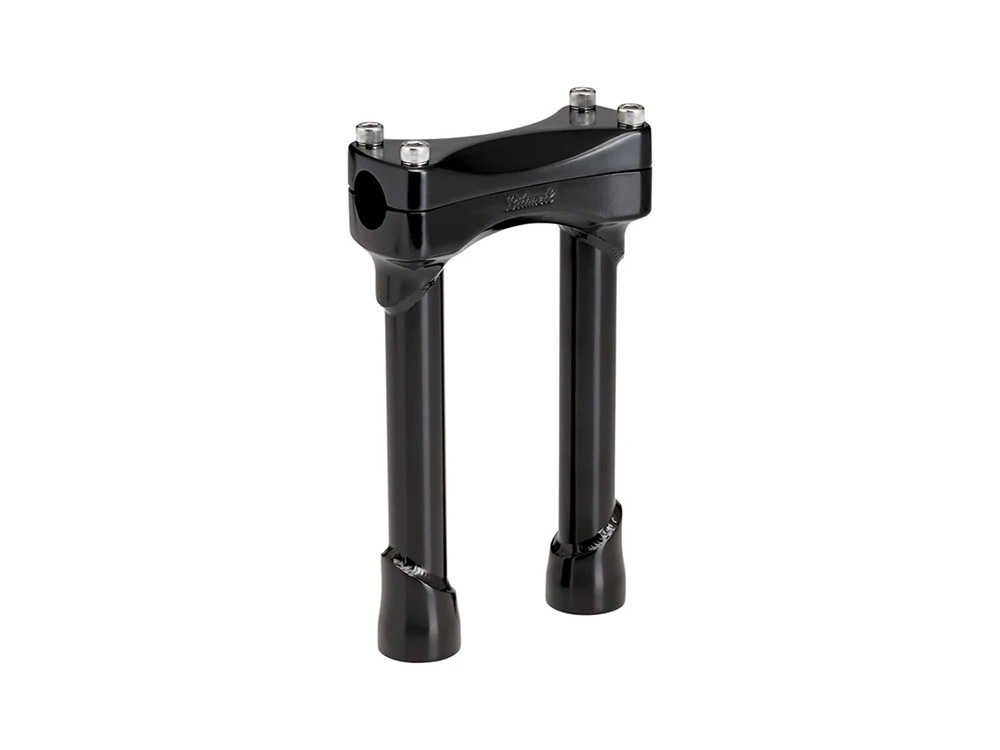 BIL 8in. Straight Murdock Risers - Black. Fits 1in. Handlebar