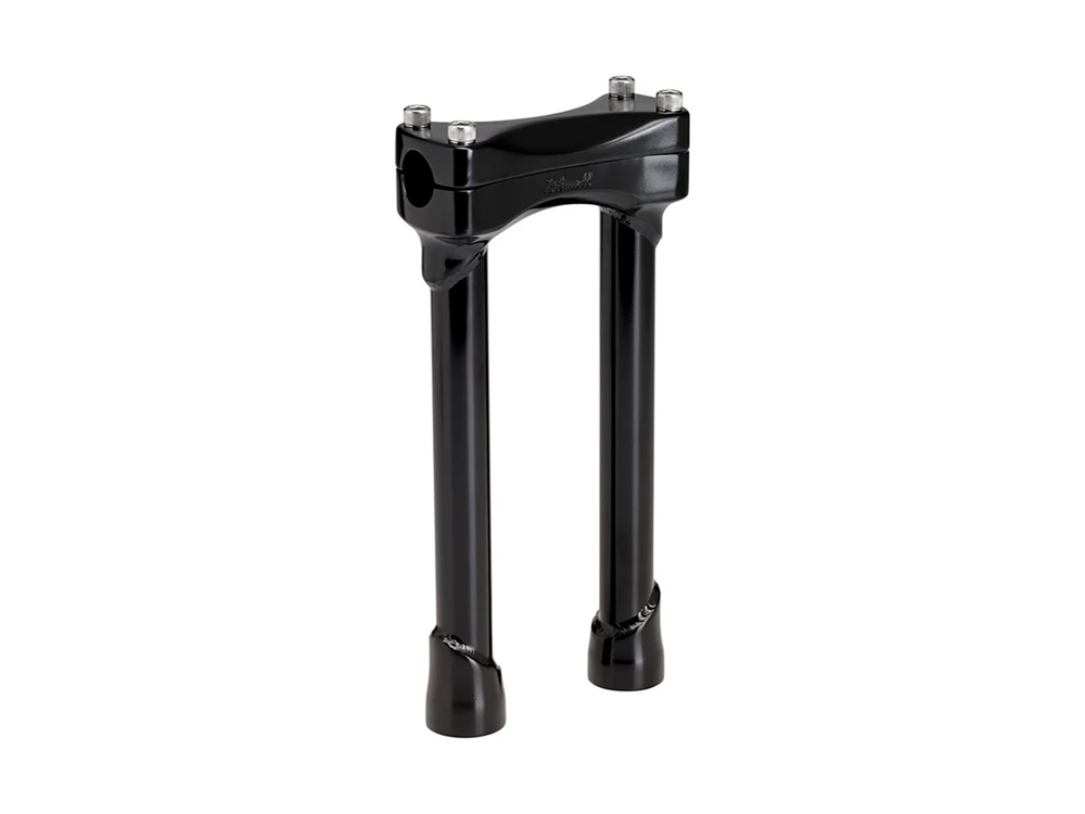 BIL 10in. Straight Murdock Risers - Black. Fits 1in. Handlebar