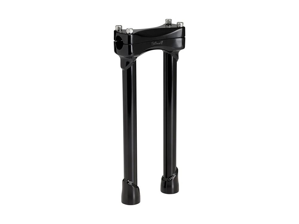 BIL 12in. Straight Murdock Risers - Black. Fits 1in. Handlebar