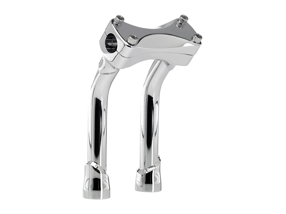 BIL 8in. Pullback Murdock Risers - Chrome. Fits 1in. Handlebar
