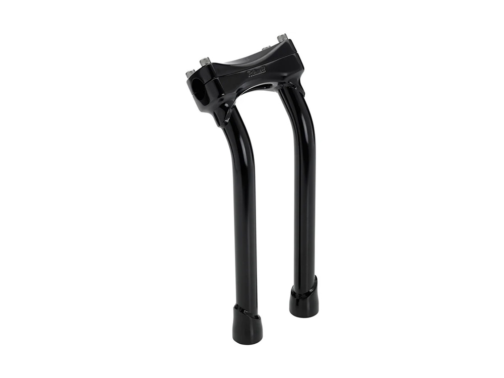BIL 12in. Pullback Murdock Risers - Black. Fits 1in. Handlebar