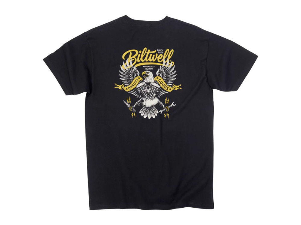BIL Biltwell Freedom Chicken Pocket Black T-Shirt - XX-Large