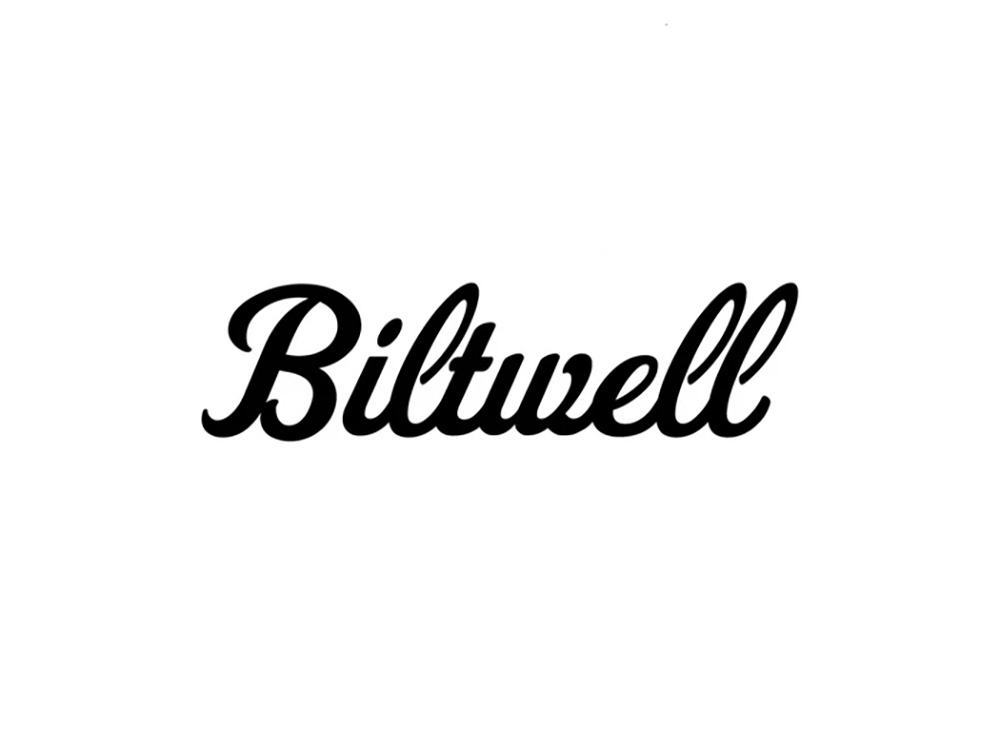 BIL Biltwell Sticker - Black 12in. Long