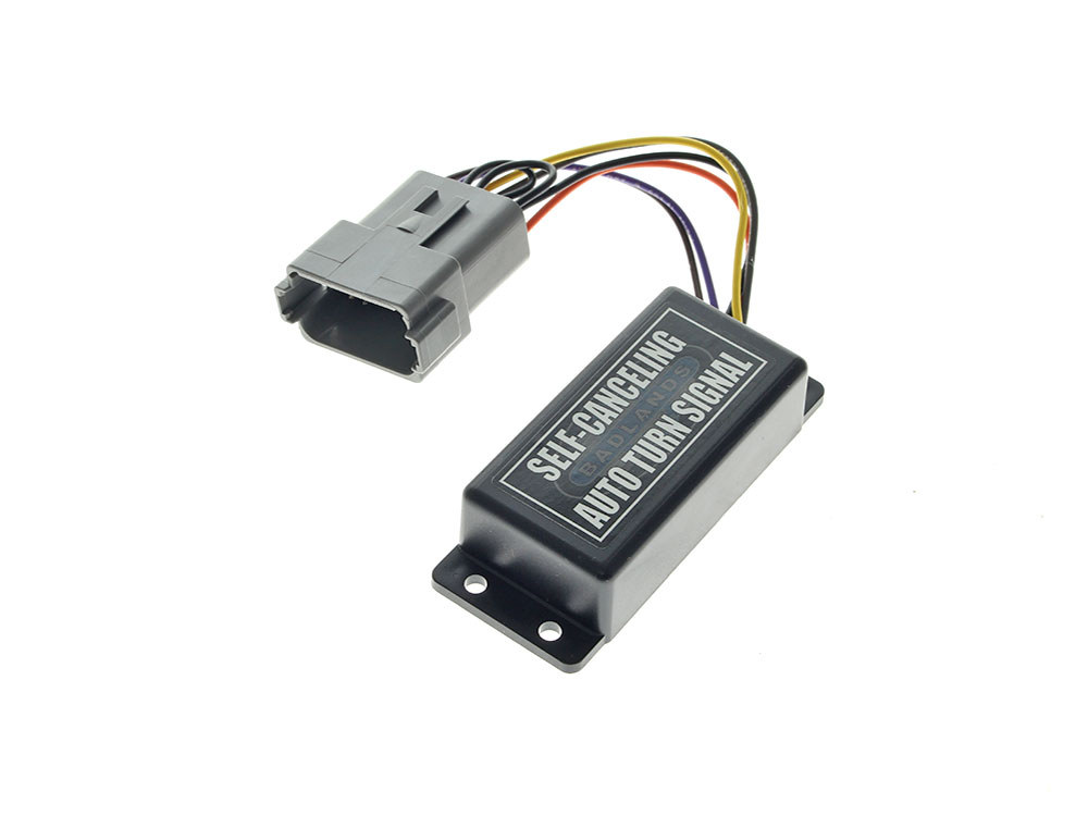 Plug-n-Play ATS Self Cancelling Turn Signal Module. Fits Softail 2001-2010, Dyna 2001-2011, Touring 2001-2013 & Sportster 2004-2013 with AFTER-MARKET IGNITION MODULE OR ECM ONLY!