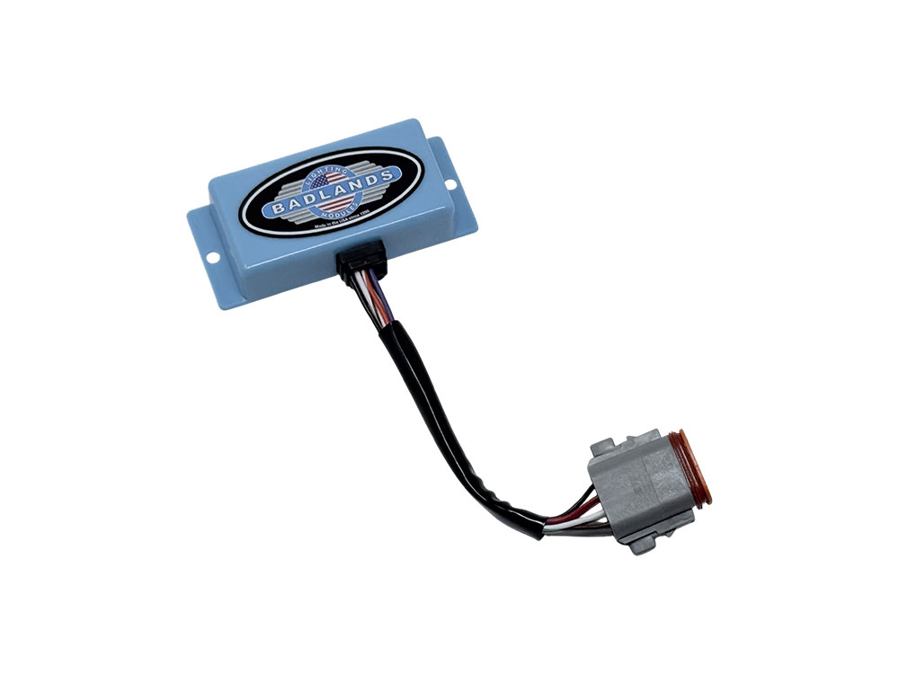 Badlands Plug-n-Play ATS Self Cancelling Turn Signal Module. Fits Touring 1993-1996 & Sportster 1994-1996 with Deutsch 12 Pin Male Plug