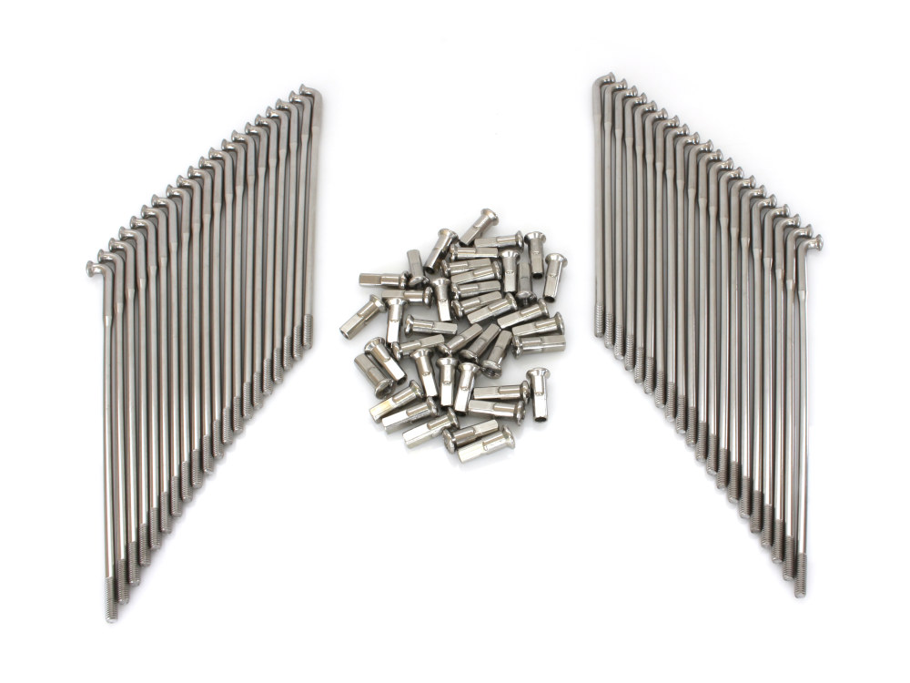 16in. Spokes - Stainless Steel. Fits Original Style H-D Deep Drop Center Rim when used in conjunction with 1997up H-D style Rear Hub or H-D Style Wide Glide Front Hub.