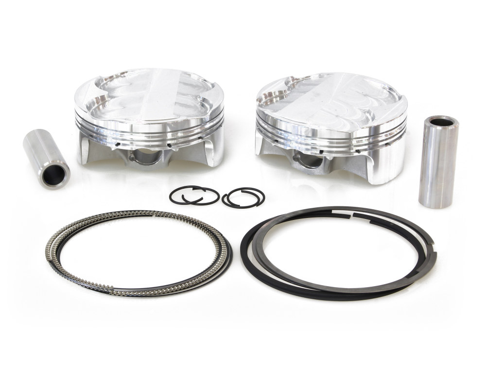 Std Pistons with 14.0:1 Compression Ratio. Fits V-Rod Destroyer 2006 Stock Bore/Stock Stroke.