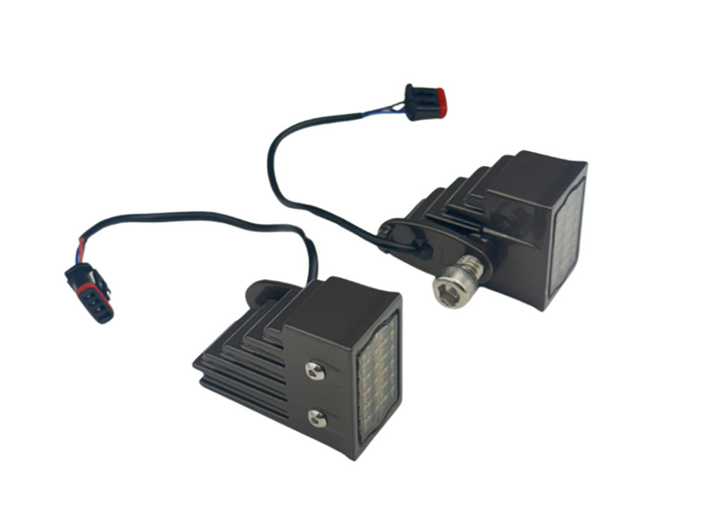 High Performance Turn Signals - Black. Fits Low Rider ST 2022up