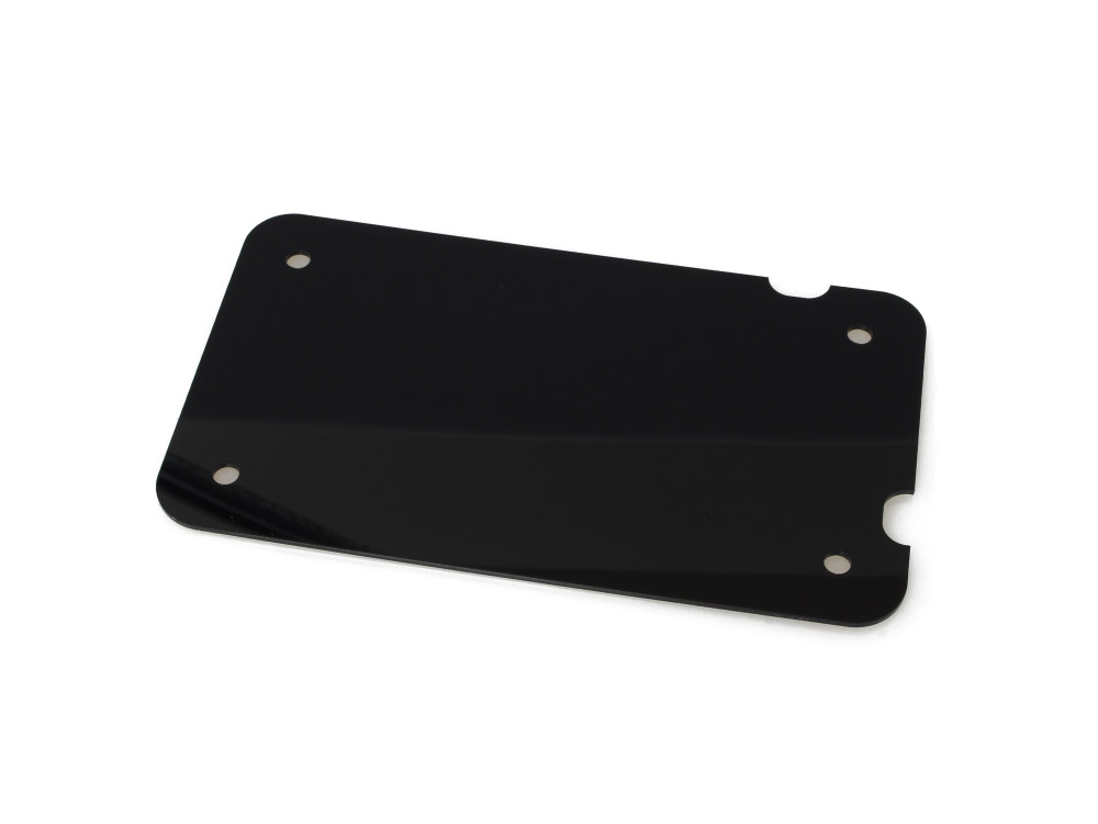 Flat Number Plate Backing Plate – Black.
