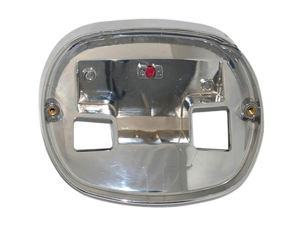 Taillight Base Plate for HD Taillight – Chrome.