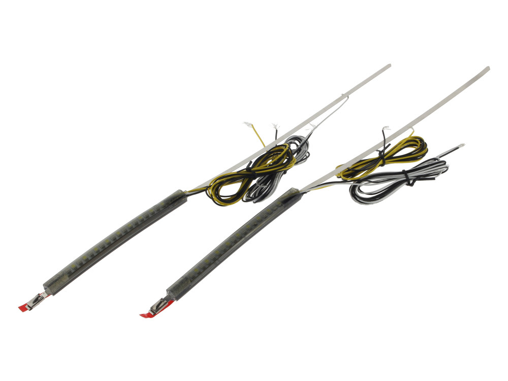 39mm Fork TruWrapz. Amber Turn, White Run with Smoke Lens. Fits Dyna 1991-2005, FXR 1987-1994 & Most Sportster 1987-2021