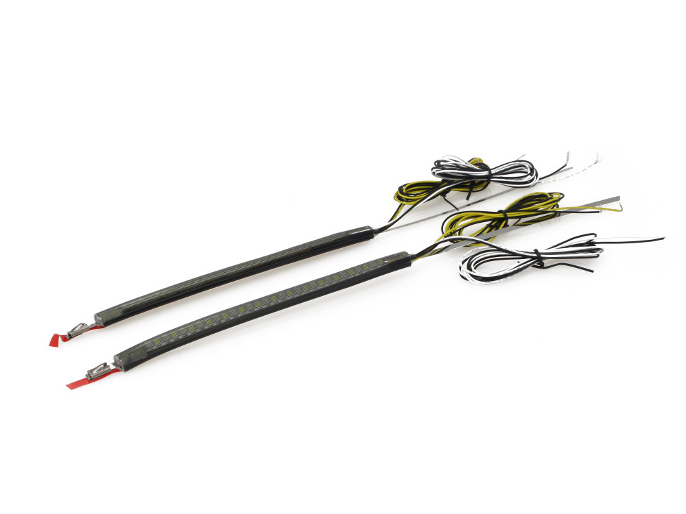 56mm Fork TruWrapz. Amber Turn, White Run with Smoke Lens.