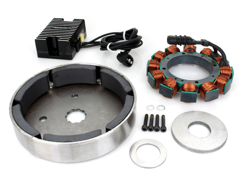 Alternator Kit with Low Volt Regulator. Fits Big Twin 1989-1999.