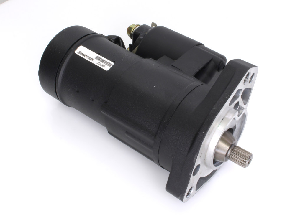 2.0kw Gen3 Starter Motor - Black. Fits all Fuel Injected Twin Cam 1999-2006 excluding 2006 Dyna.
