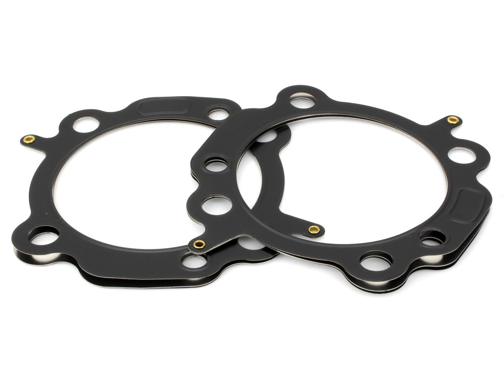 0.040in. Thick Cylinder Head Gaskets. Fits Twin Cam with 100ci or 110ci – 4.000in. Bore.