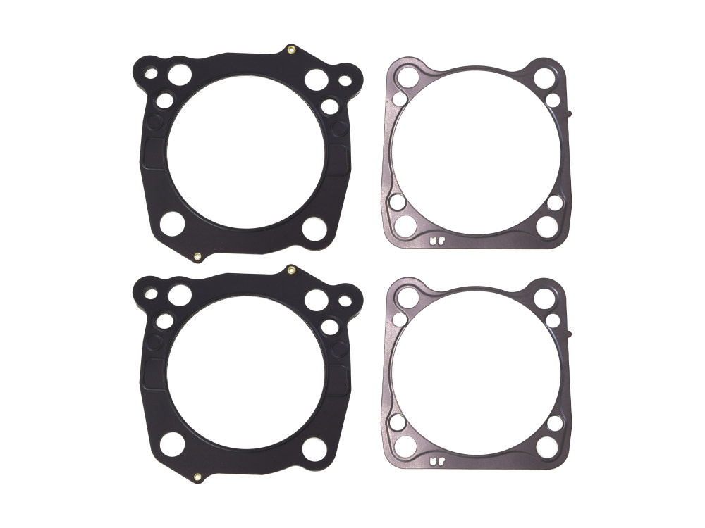 Head & Base Gasket Set. 0.030in. MLS Head Gasket, 0.014in. Base. Fits Touring 2017-2024 & Softail 2018-2024 with S&S 129/132ci (4.320in.) Engine or SE131 (4.310in.) Engine.