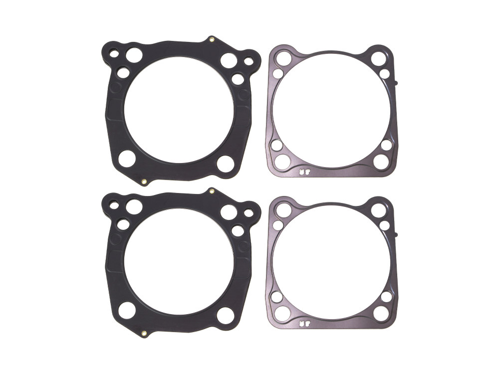 Head & Base Gasket Set. 0.040in. MLS Head Gasket, 0.014in. Base. Fits Touring 2017-2024 & Softail 2018-2024 with S&S 129/132ci (4.320in.) Engine or SE131 (4.310in.) Engine.
